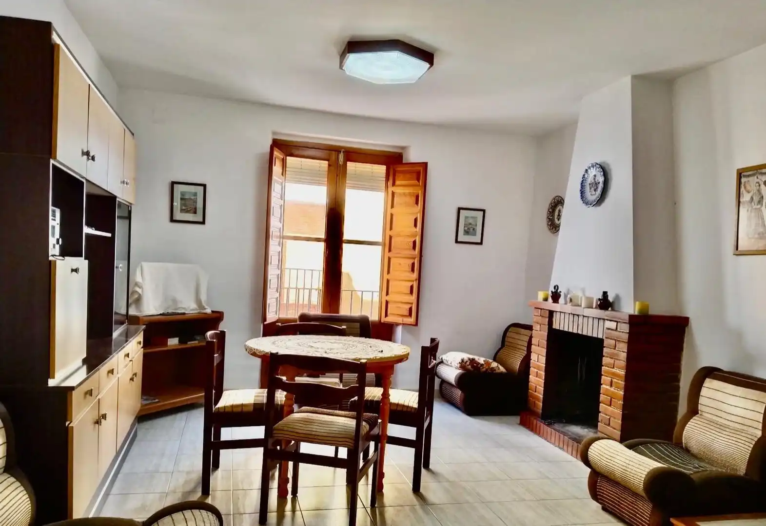 Sala d'estar de Casa o xalet en venda en Penàguila amb Terrassa, Traster i Moblat