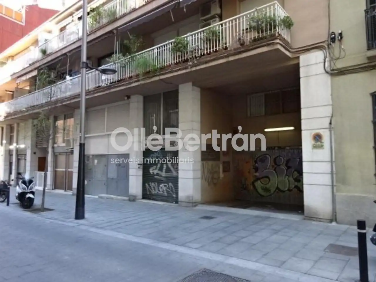 Vista exterior de Garatge de lloguer en Barcelona