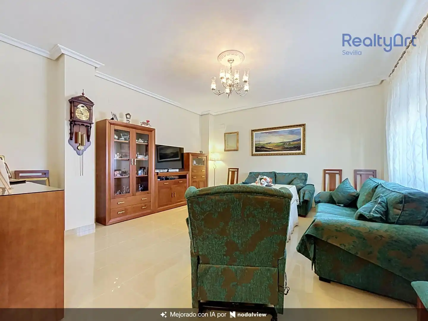 Living room of Houses for sale in Tomares  with Air Conditioner, Heating and Private garden