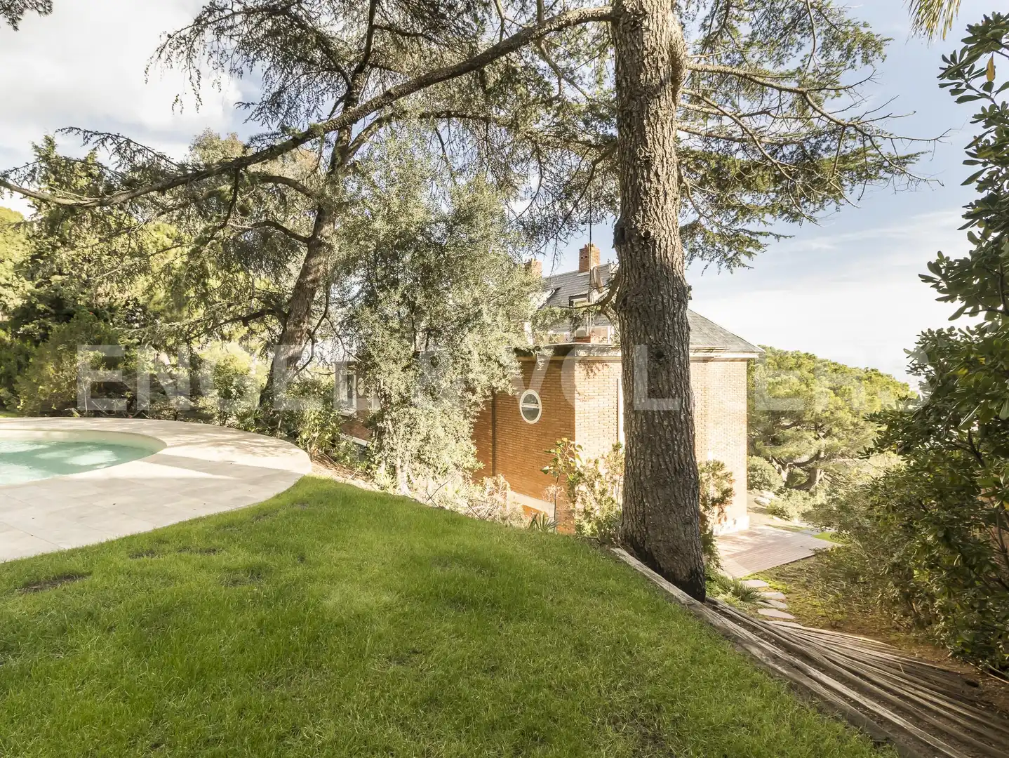 Garden of Houses for rent in Barcelona  with Air Conditioner, Heating and Private garden