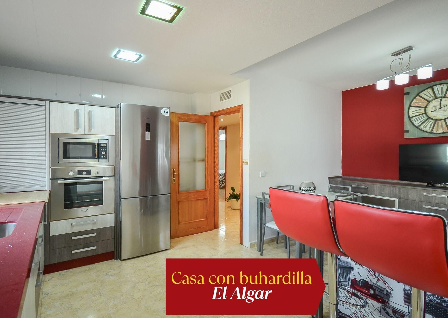 Cocina de Casa o chalet en venta en Cartagena con Aire acondicionado, Calefacción y Jardín privado
