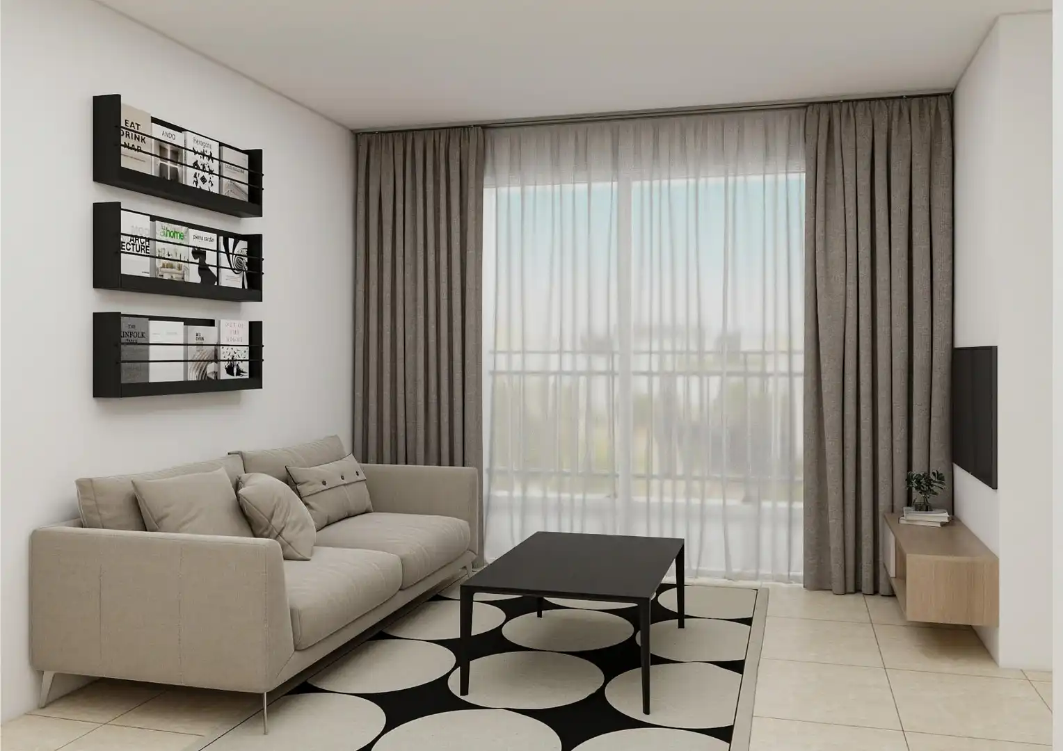 Sala d'estar de Planta baixa en venda en Orihuela amb Aire condicionat, Jardí privat i Terrassa