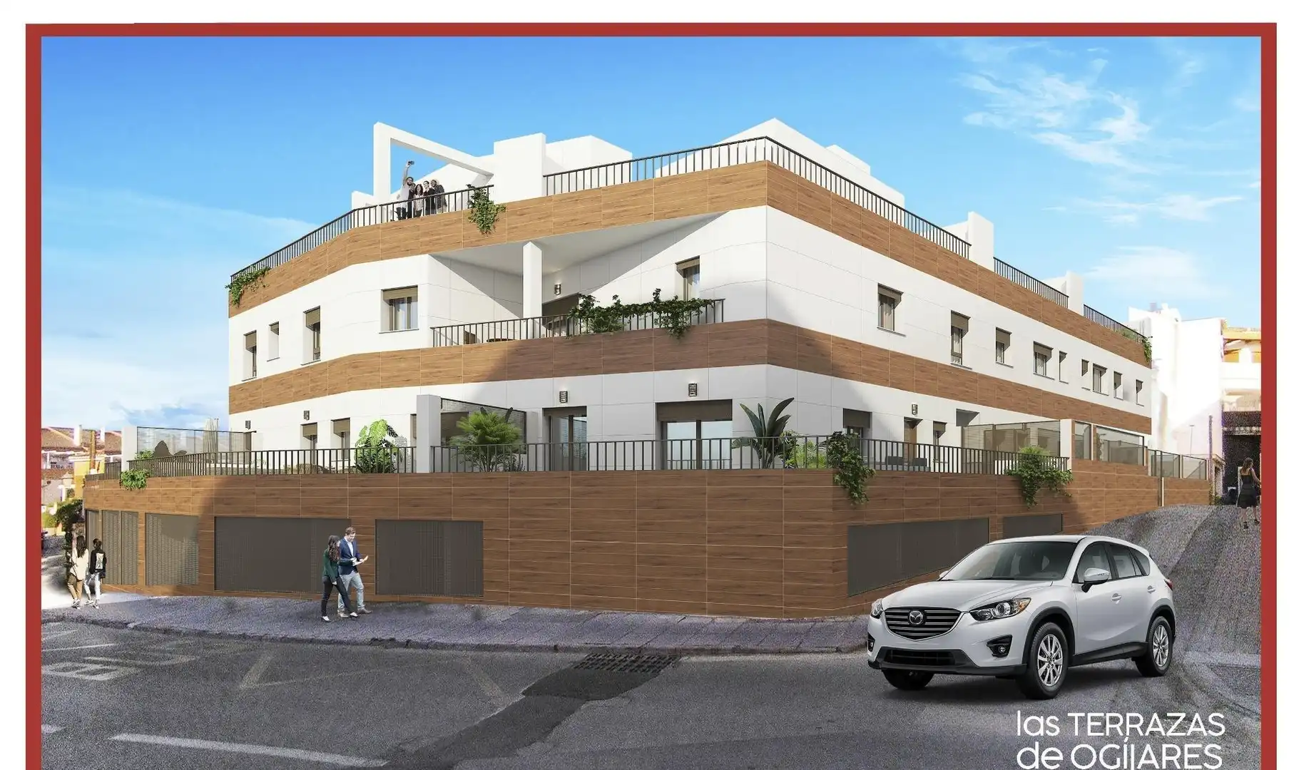 Vista exterior de Planta baja en venta en Ogíjares con Terraza y Trastero