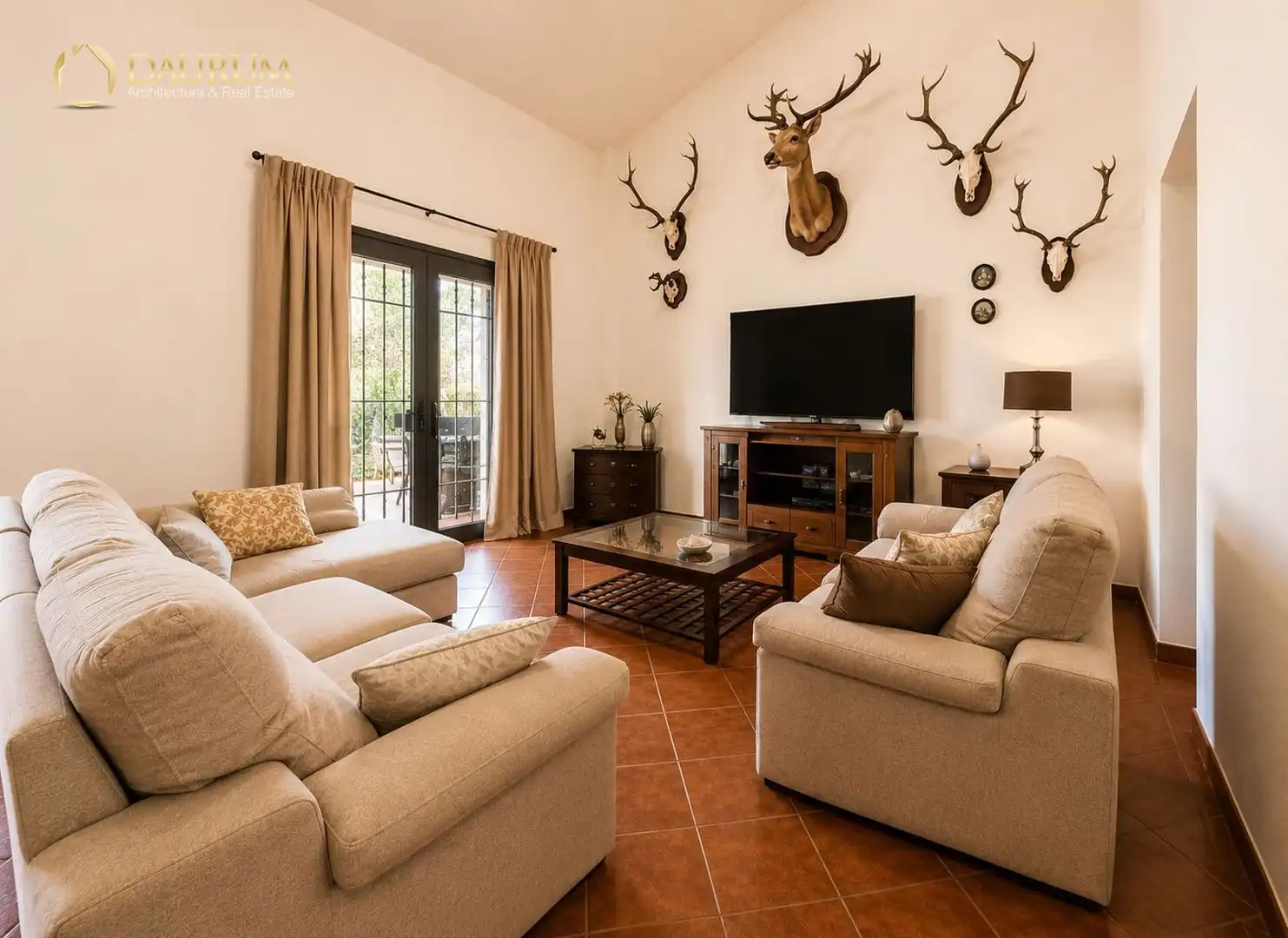 Living room of Houses for sale in La Rinconada  with Air Conditioner, Terrace and Storage room