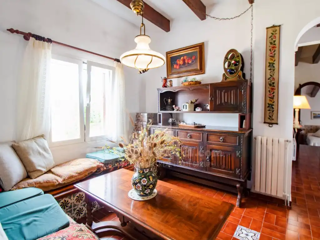 Sala d'estar de Finca rústica en venda en Sant Lluís amb Aire condicionat, Calefacció i Jardí privat