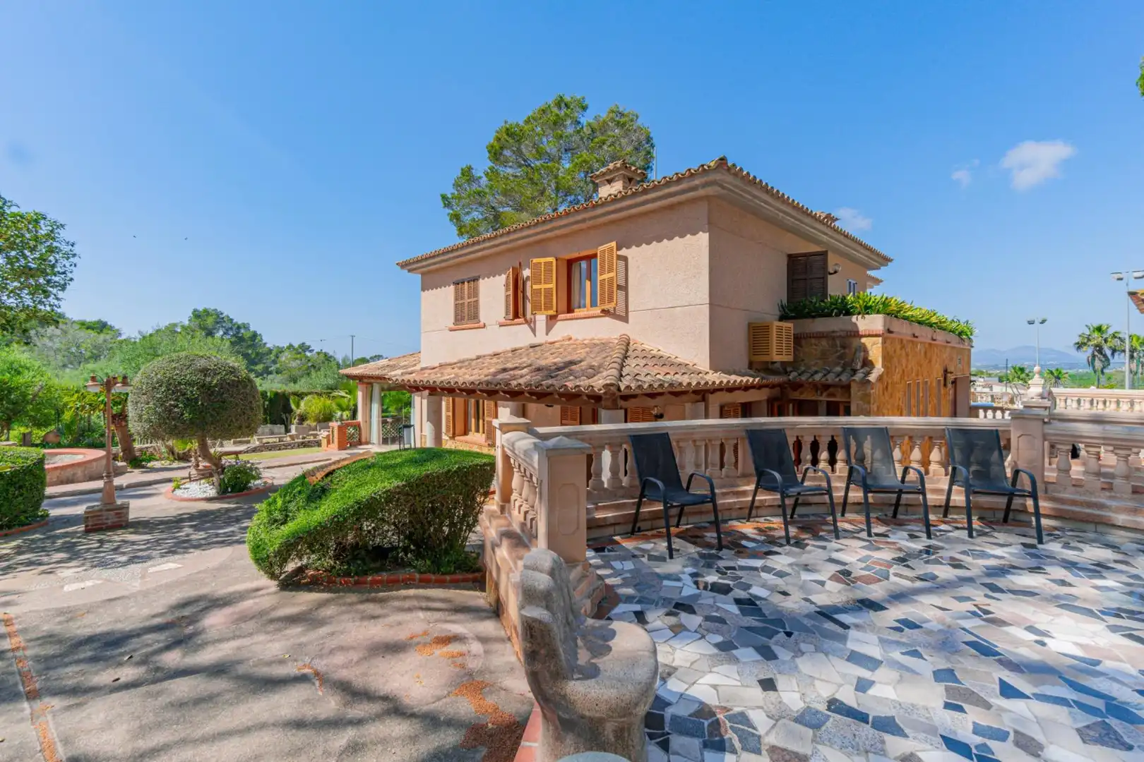 Außenansicht von Country house zum Verkauf in  Palma de Mallorca mit Klimaanlage, Privatgarten und Terrasse