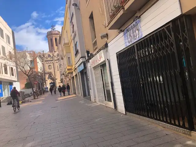 Exterior view of Commercial properties for rent in Sabadell  with Air Conditioner and Parquet flooring