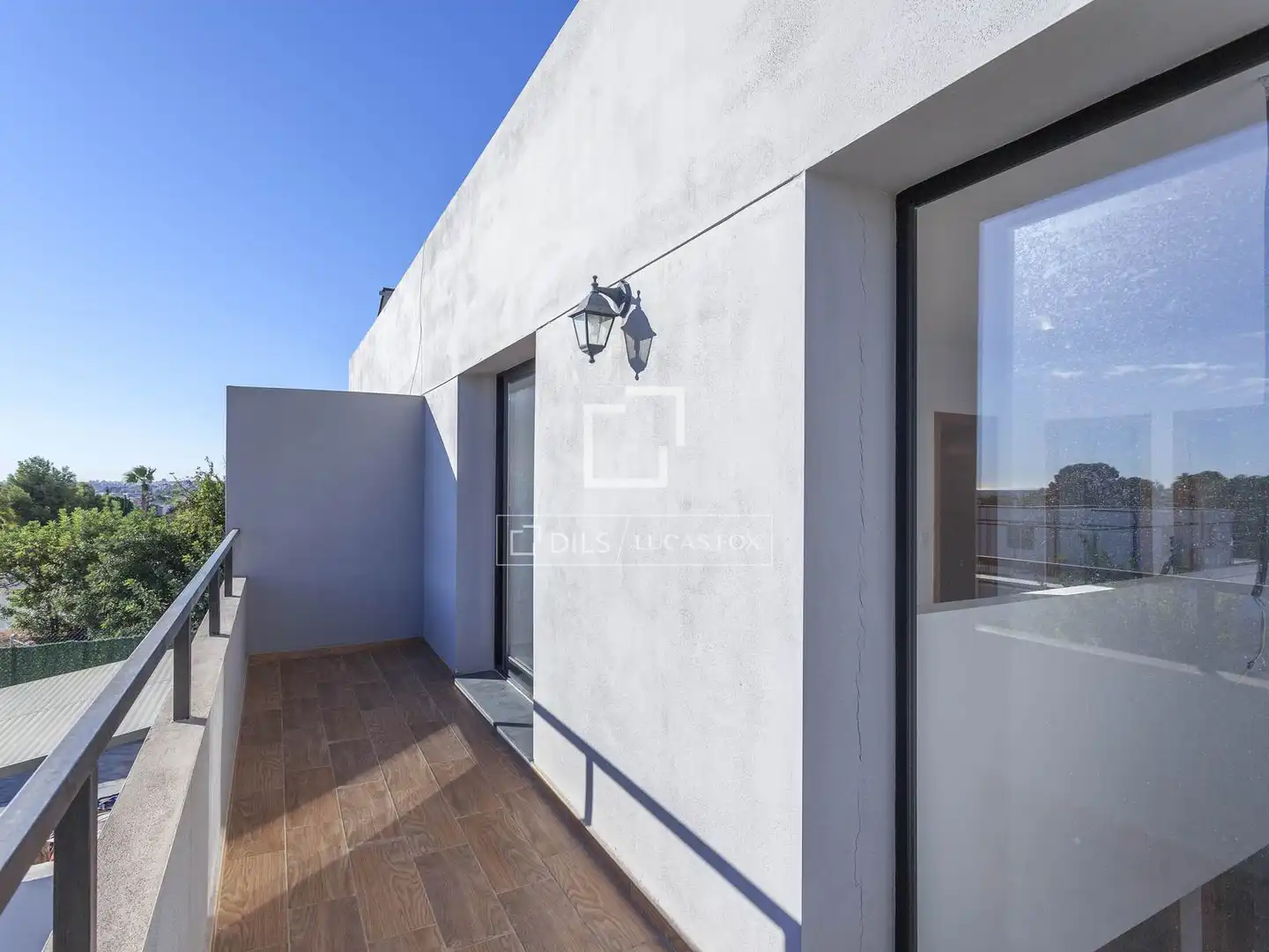 Terraza de Casa o chalet de alquiler en Godella con Aire acondicionado, Jardín privado y Piscina