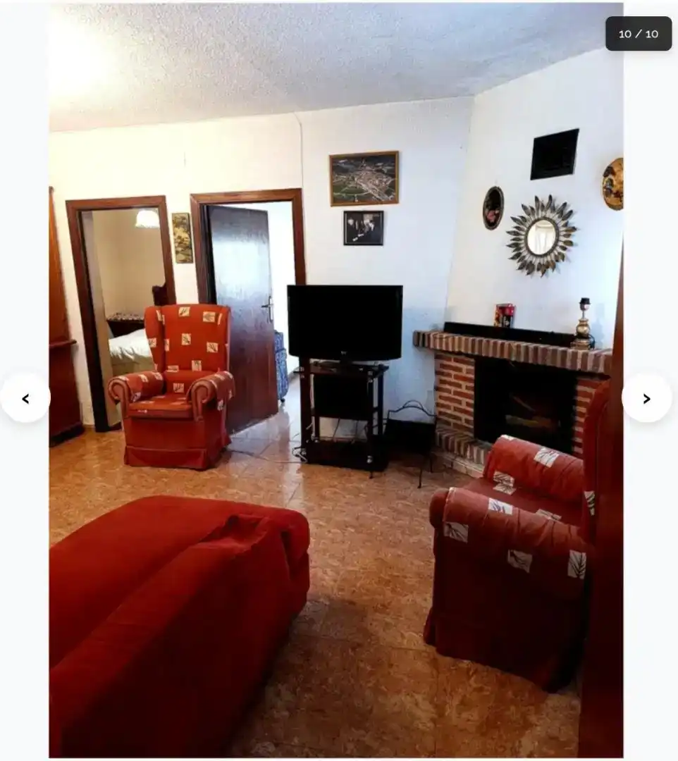 Sala de estar de Casa o chalet en venta en Juarros de Voltoya con Jardín privado, Parquet y Trastero