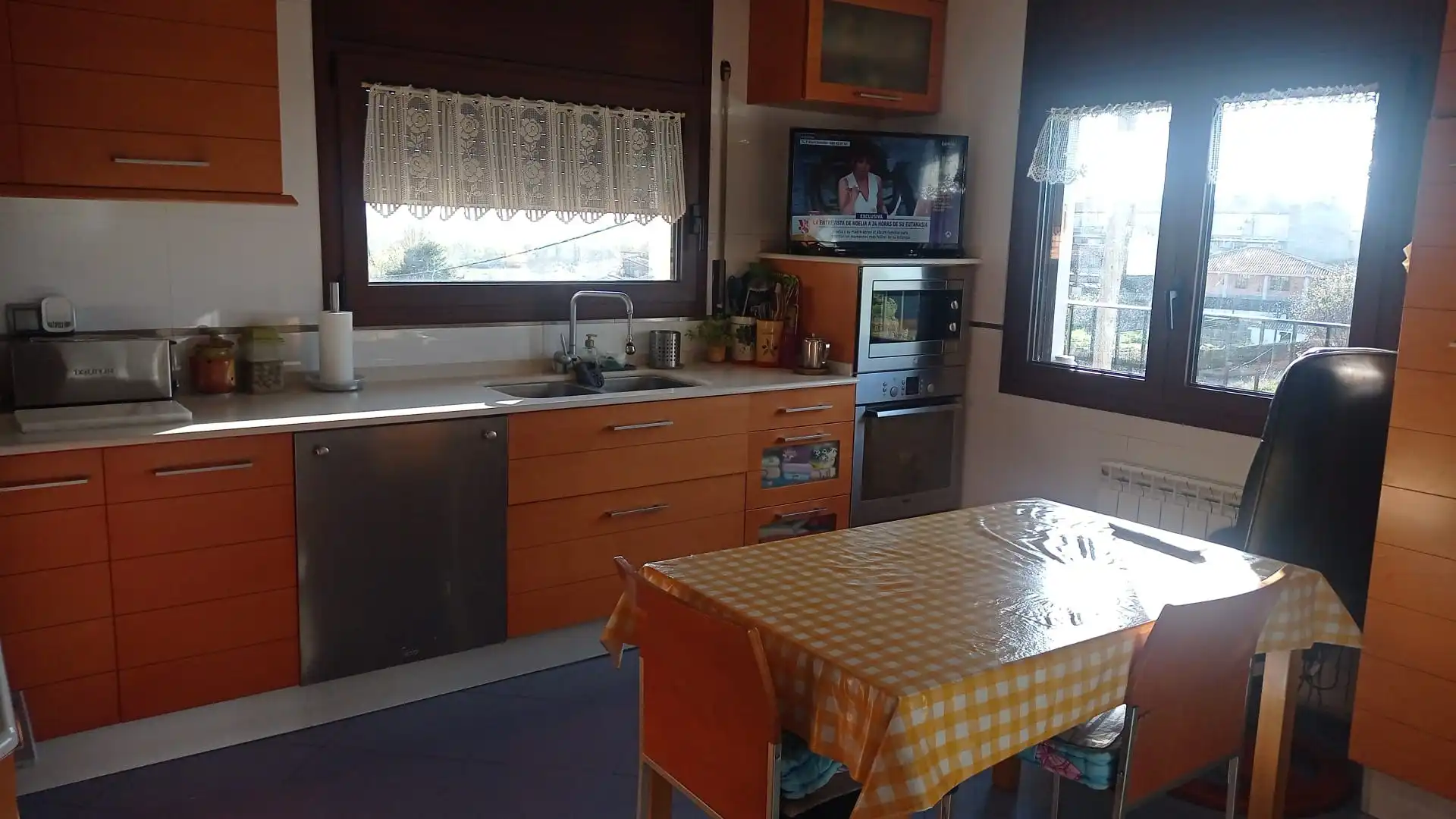 Kitchen of Country homes for sale in Alfántega  with Heating, Terrace and Storage room