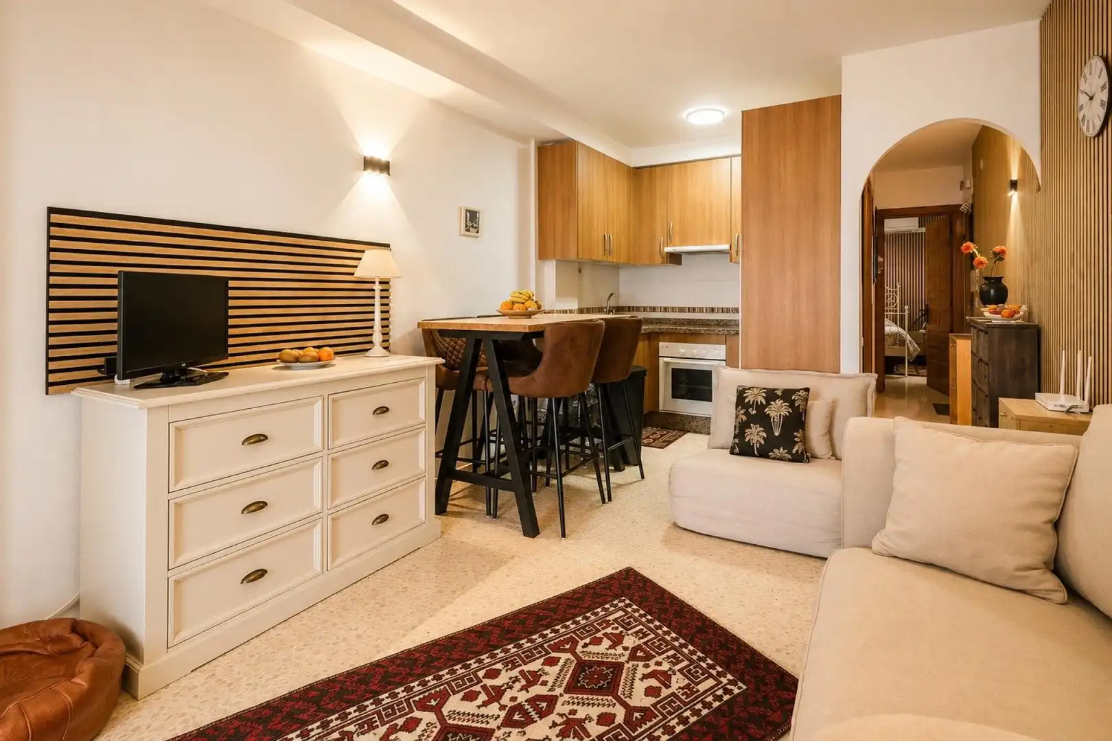 Sala de estar de Apartamento en venta en Nerja con Aire acondicionado, Calefacción y Terraza