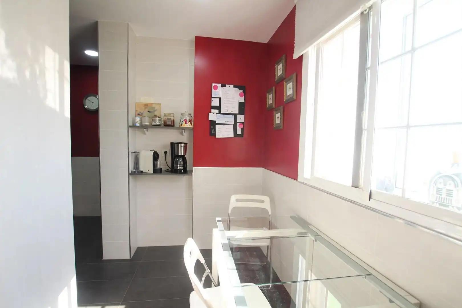 Küche von Wohnung zum Verkauf in Jerez de la Frontera mit Klimaanlage, Parkett und Terrasse