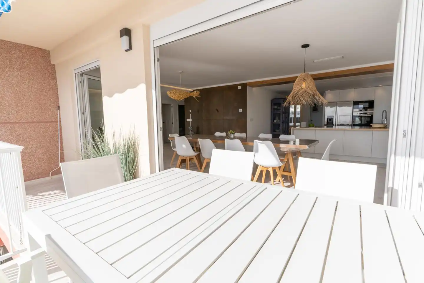 Terrasse von Wohnung zum Verkauf in Santa Pola mit Klimaanlage, Heizung und Terrasse