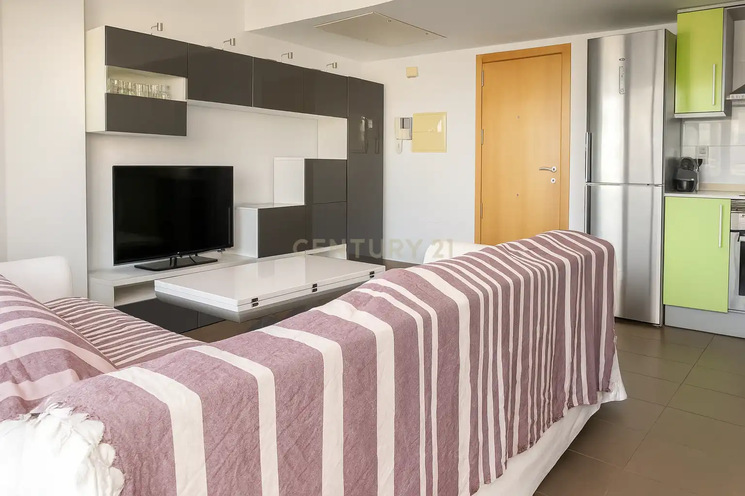 Wohnzimmer von Wohnungen zur Miete in Calpe / Calp mit Klimaanlage, Ofen und Waschmaschine
