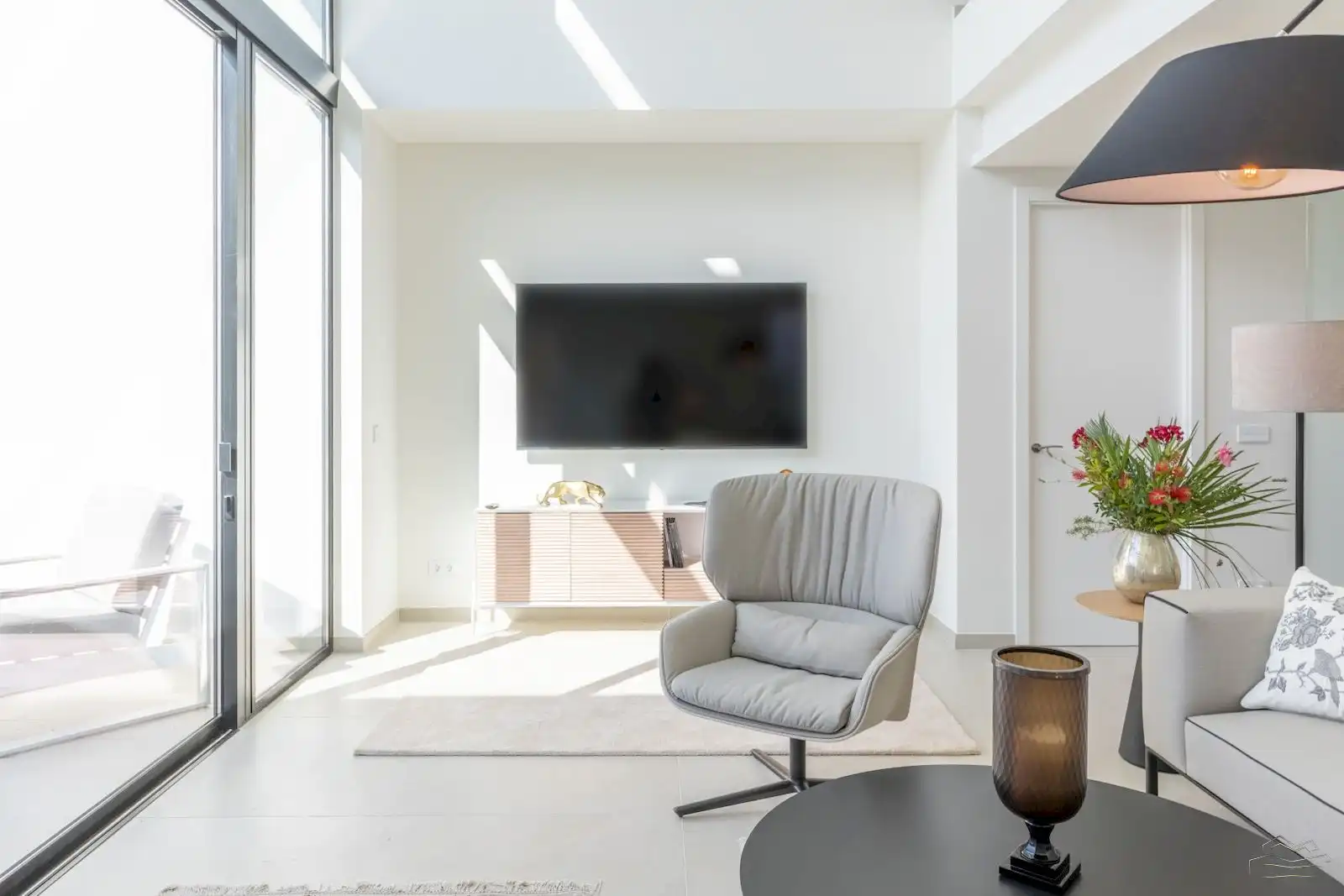 Living room of Houses for sale in Jávea / Xàbia  with Air Conditioner, Heating and Private garden