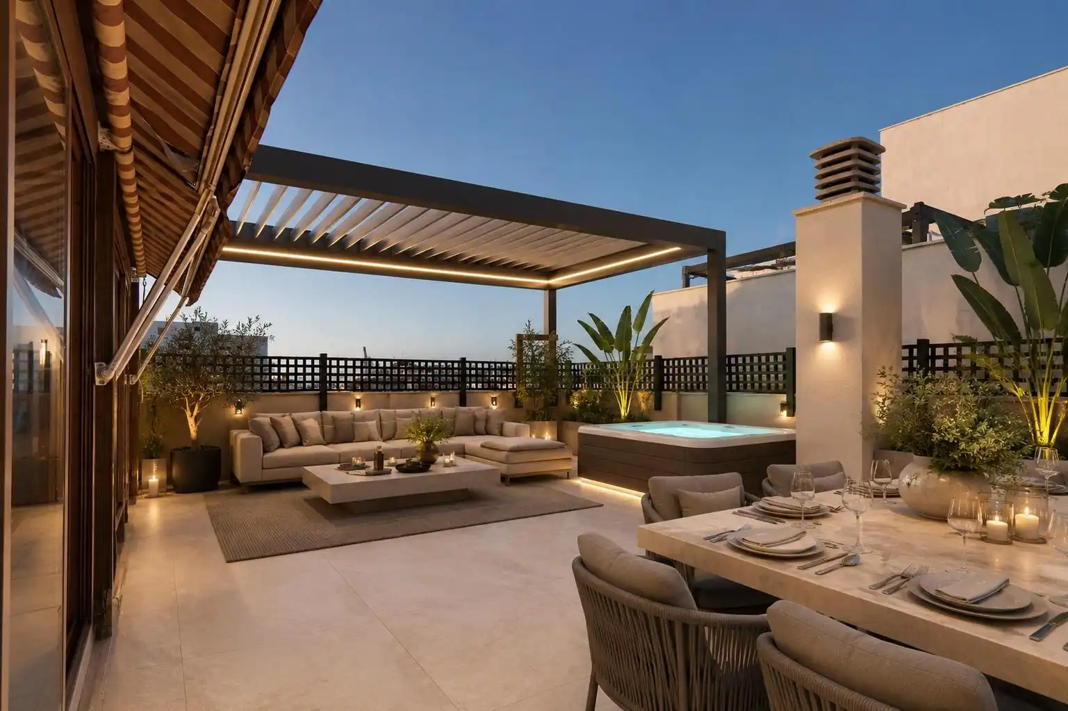 Terraza de Ático en venta en Málaga con Aire acondicionado y Terraza