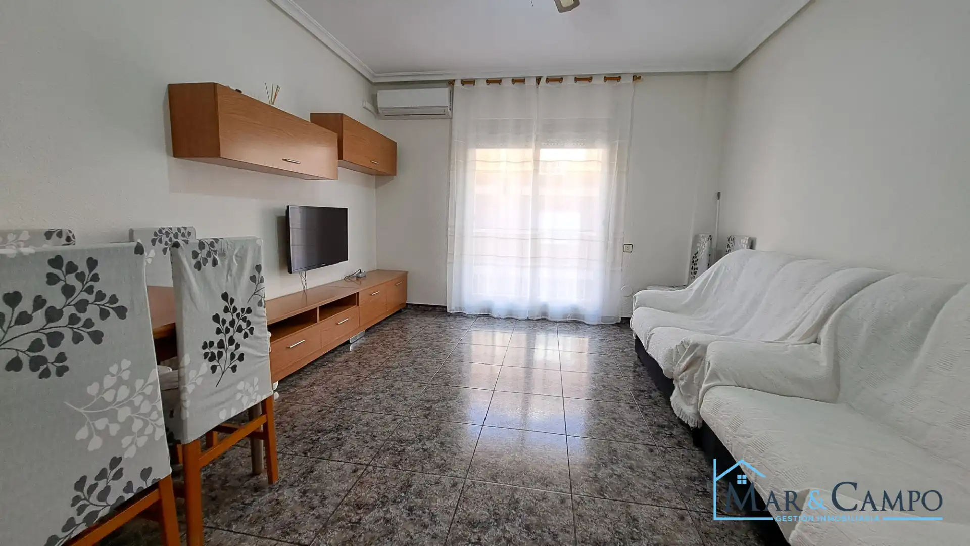 Wohnzimmer von Wohnung zum Verkauf in Los Alcázares mit Klimaanlage, Möbliert und Balkon