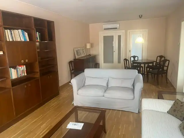 Wohnzimmer von Wohnung zur Miete in Sant Cugat del Vallès mit Klimaanlage, Heizung und Parkett