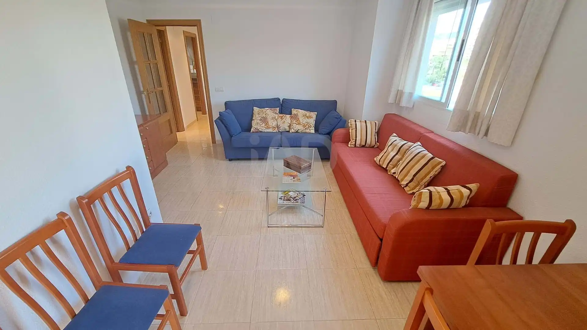 Wohnzimmer von Wohnung zum Verkauf in Oropesa del Mar / Orpesa mit Klimaanlage, Terrasse und Schwimmbad