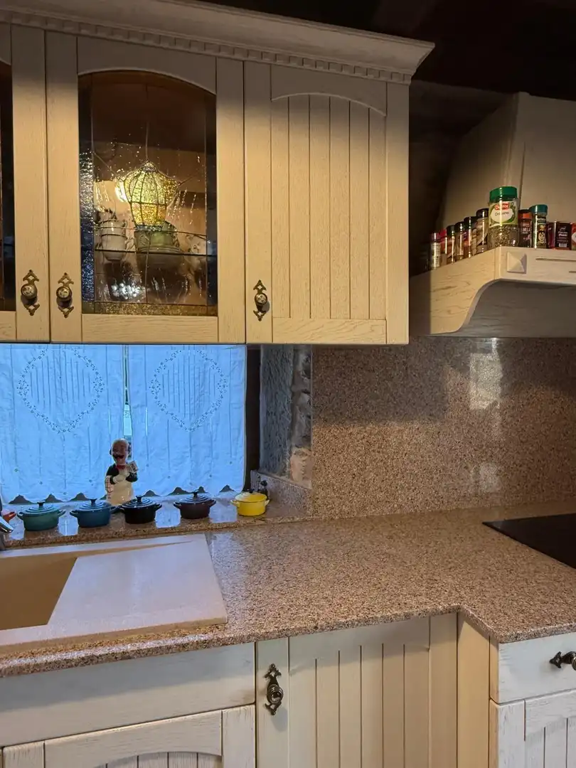 Cocina de Finca rústica en venta en Monfero con Calefacción, Jardín privado y Amueblado