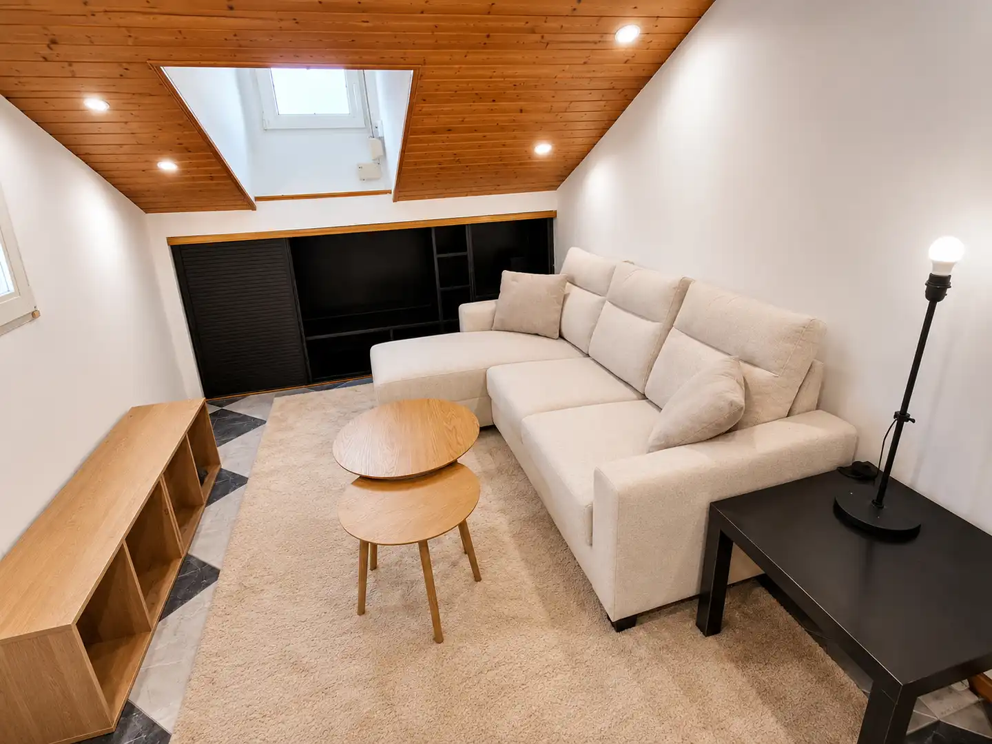 Sala de estar de Piso de alquiler en Santander con Amueblado y Horno
