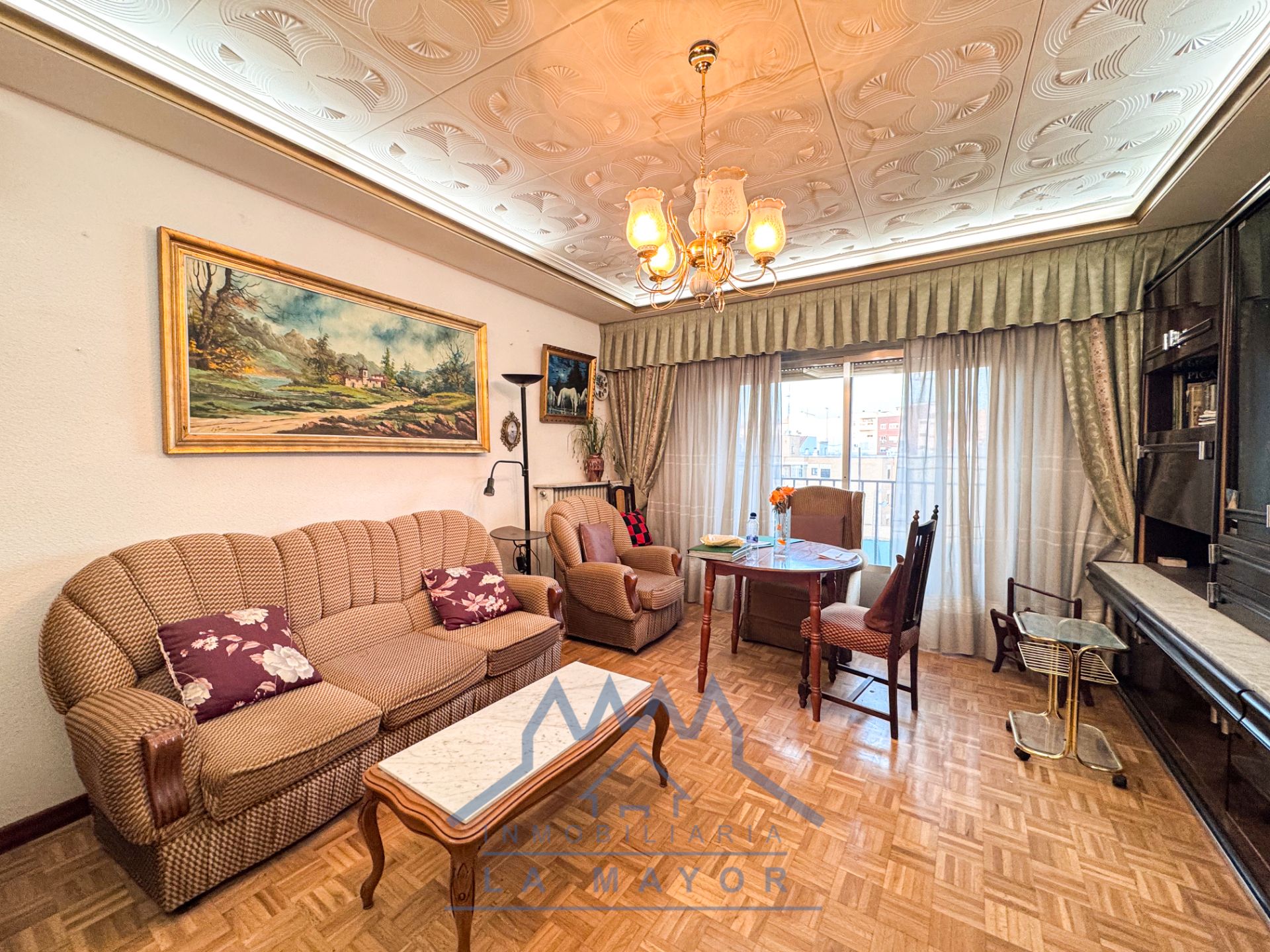 Sala d'estar de Pis en venda en Ciudad Real Capital amb Aire condicionat, Calefacció i Parquet