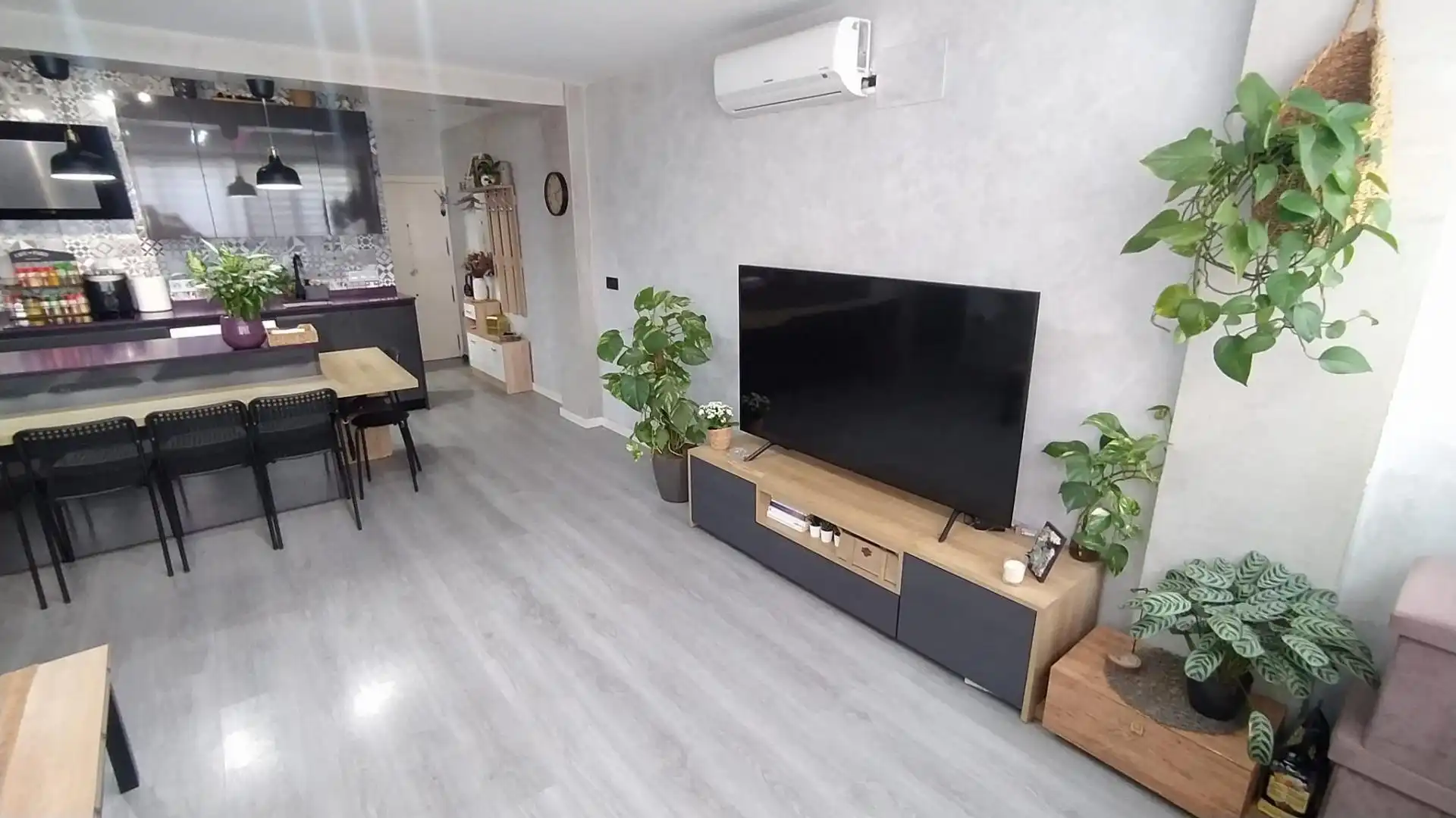 Wohnzimmer von Wohnung zum Verkauf in Málaga mit Klimaanlage und Terrasse