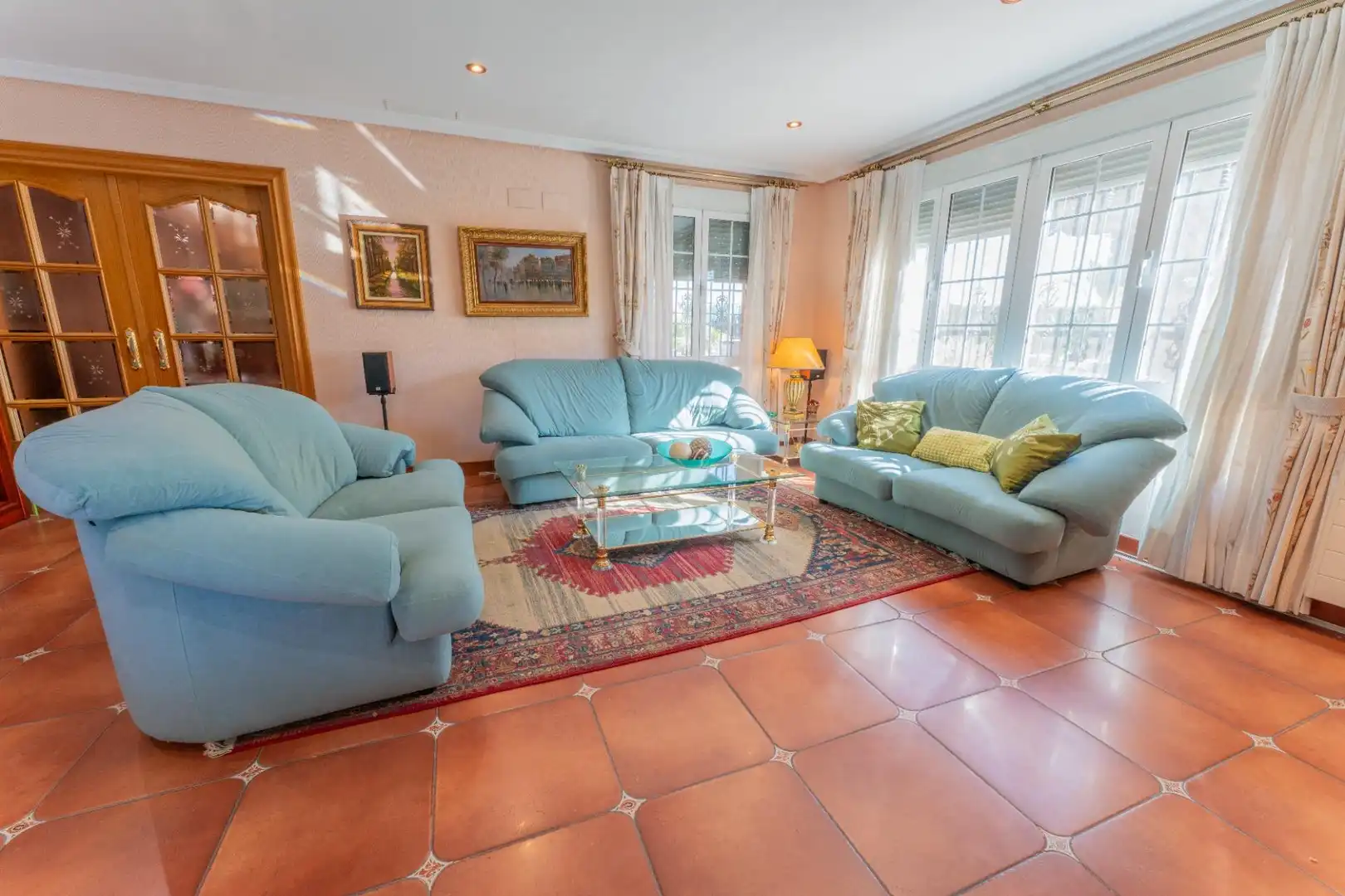 Sala de estar de Casa o chalet en venta en Elche / Elx con Trastero, Piscina y Balcón