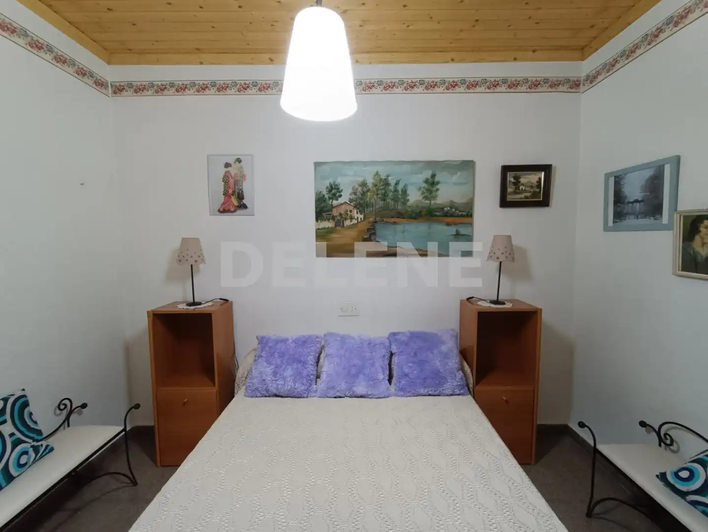 Bedroom of Flat for rent in Tobarra  with Air Conditioner, Parquet flooring and Terrace