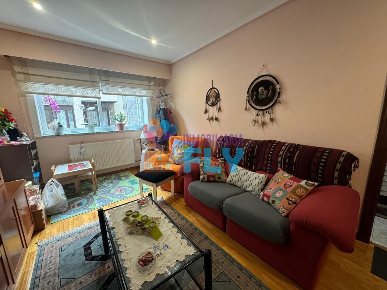 Sala de estar de Apartamento en venta en Ourense Capital  con Calefacción, Trastero y Amueblado
