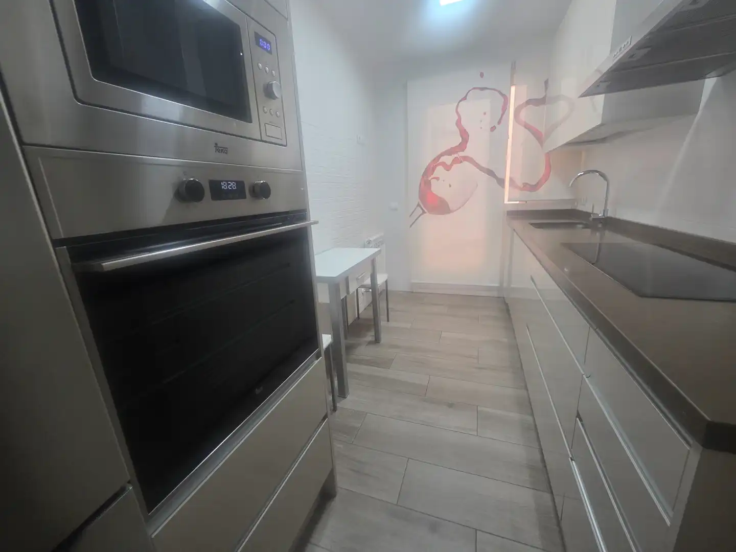 Cocina de Piso de alquiler en Ciudad Real con Aire acondicionado, Calefacción y Parquet