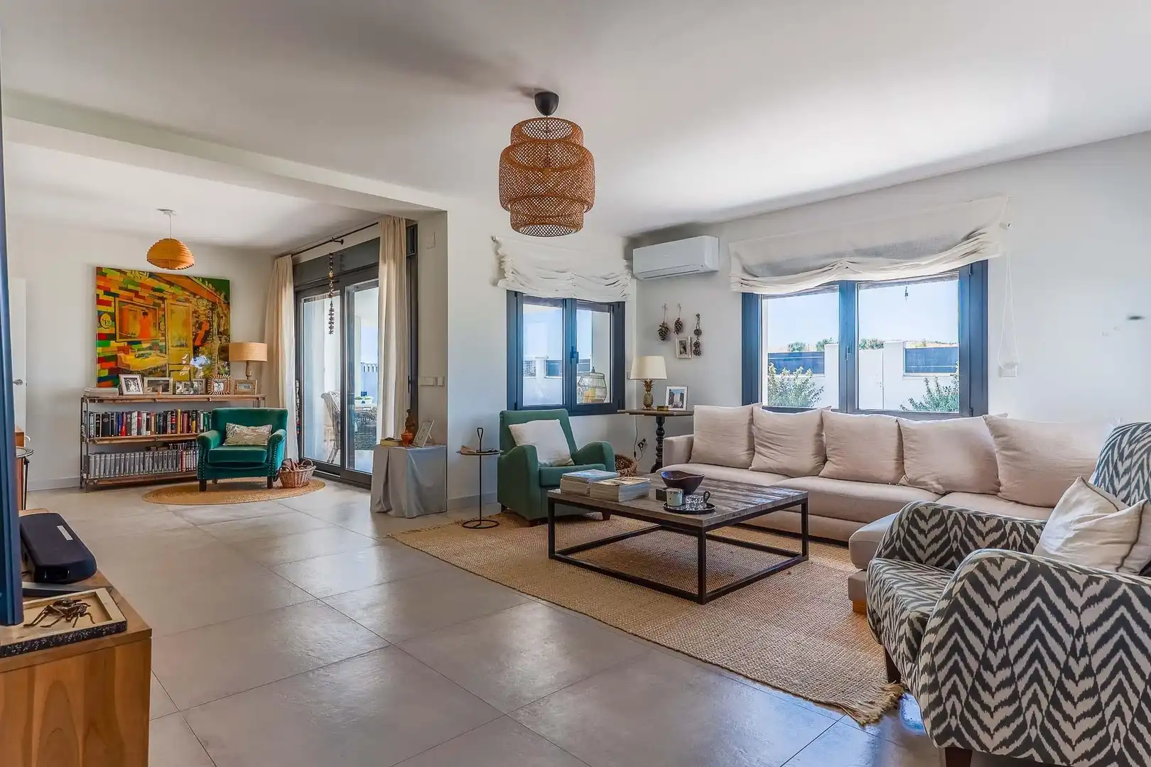 Sala de estar de Casa o chalet en venta en Punta Umbría con Aire acondicionado, Calefacción y Jardín privado