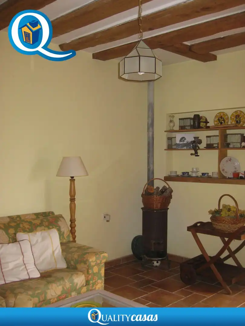 Living room of Houses for sale in Aigües  with Heating, Terrace and Storage room