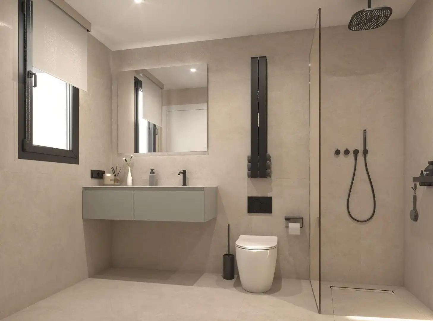 Baño de Ático en venta en Catral con Aire acondicionado, Terraza y Piscina