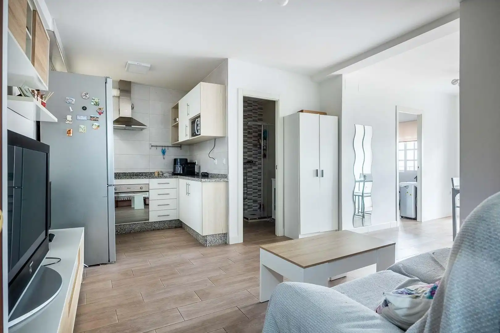 Kitchen of Flat for sale in Sevilla  with Air Conditioner, Terrace and Storage room
