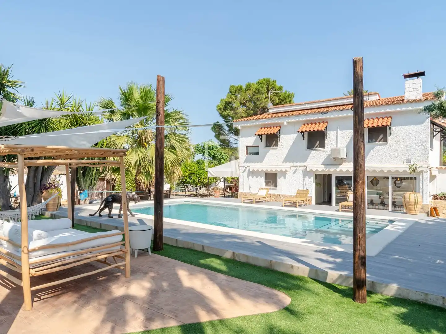 Piscina de Casa o chalet de alquiler en Bétera con Aire acondicionado, Calefacción y Terraza