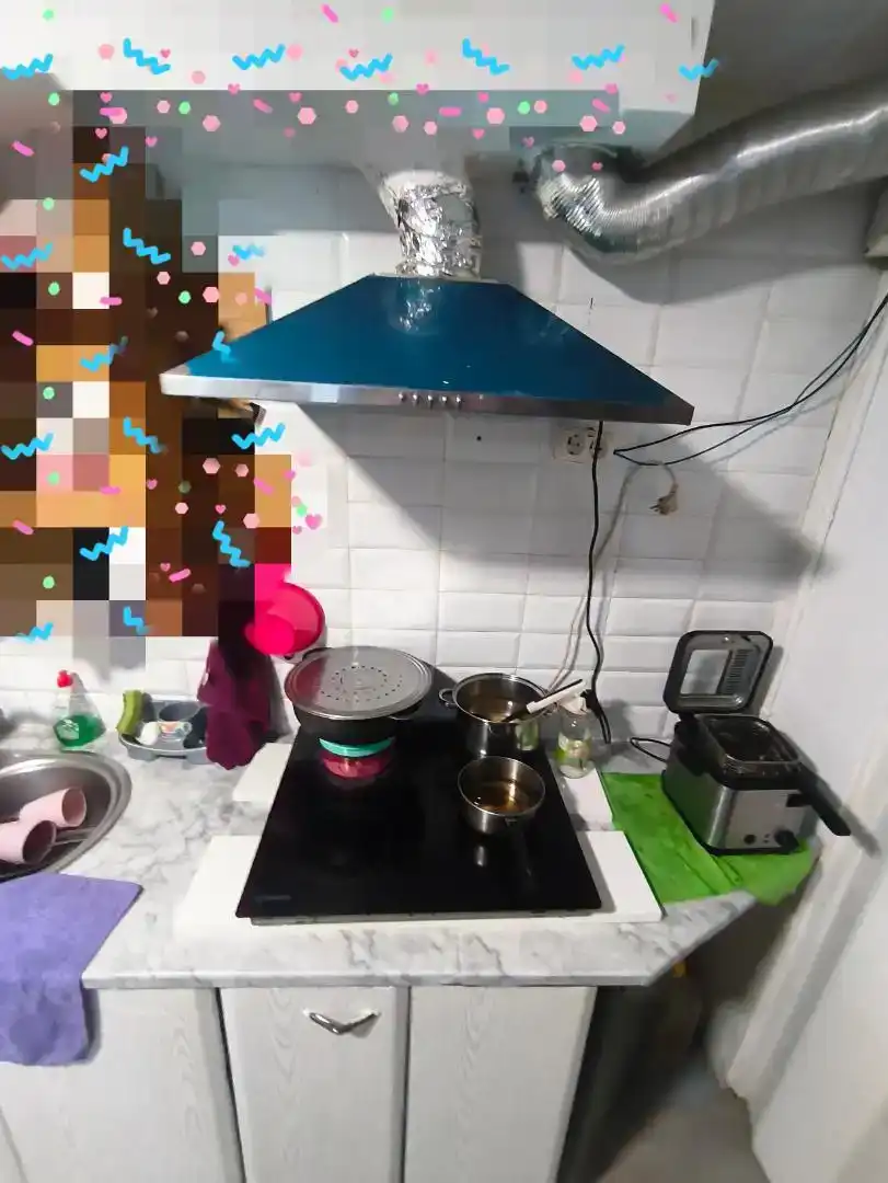 Kitchen of Lofts for sale in  Barcelona Capital  with Air Conditioner