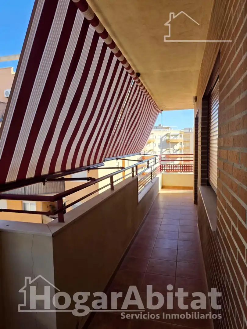 Balcony of Flat for sale in Canet d'En Berenguer  with Air Conditioner, Terrace and Storage room