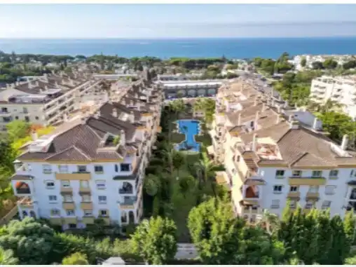 Exterior view of Flat for sale in Marbella  with Air Conditioner, Swimming Pool and Balcony
