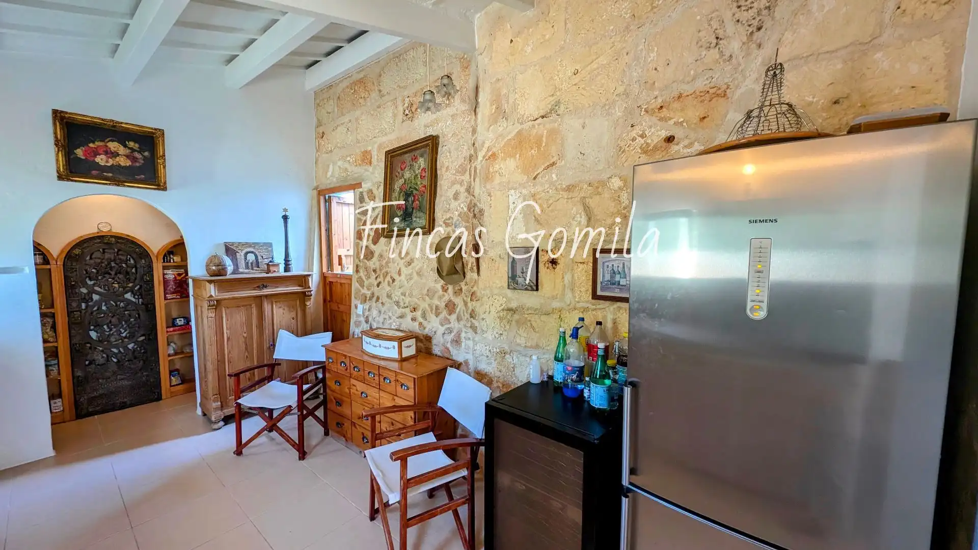 Cocina de Finca rústica en venta en Sant Lluís con Jardín privado