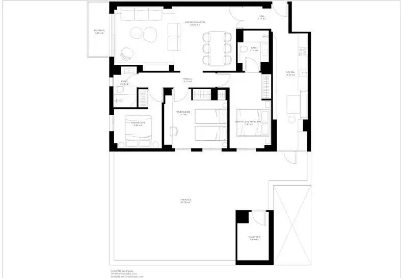 Flat for sale in Castelldefels  with Parquet flooring and Community pool