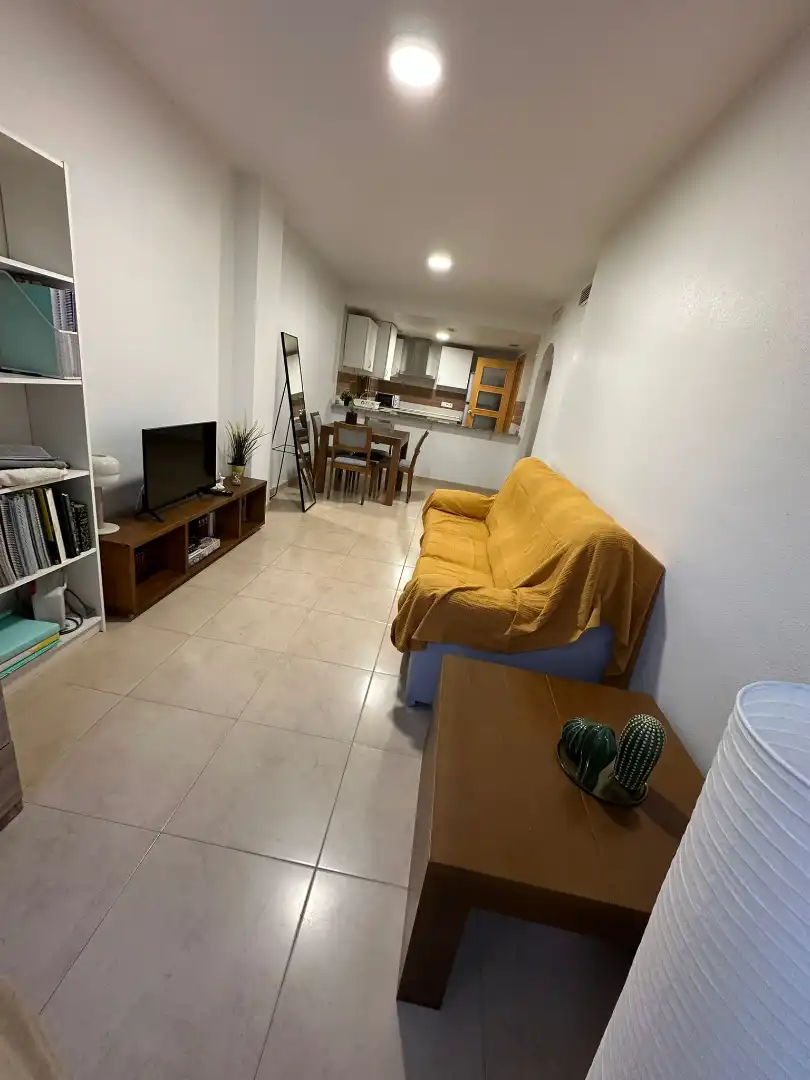 Sala de estar de Apartamento de alquiler en Murcia con Aire acondicionado, Amueblado y Horno