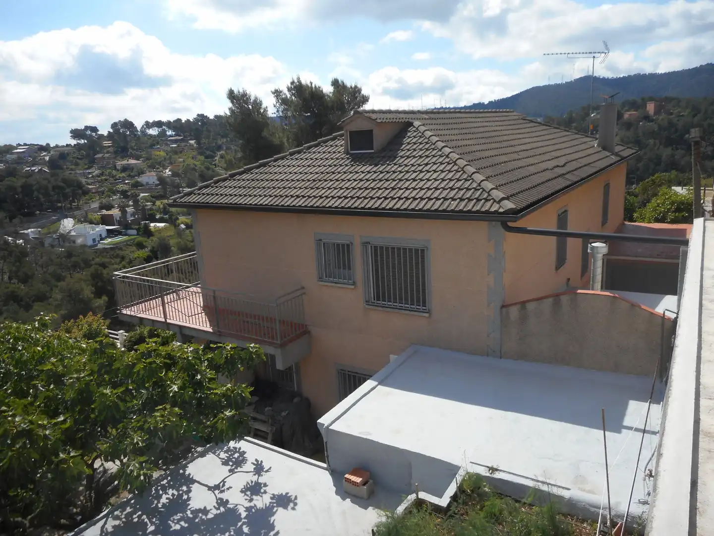 Vista exterior de Casa o xalet en venda en Olesa de Bonesvalls amb Calefacció, Jardí privat i Terrassa