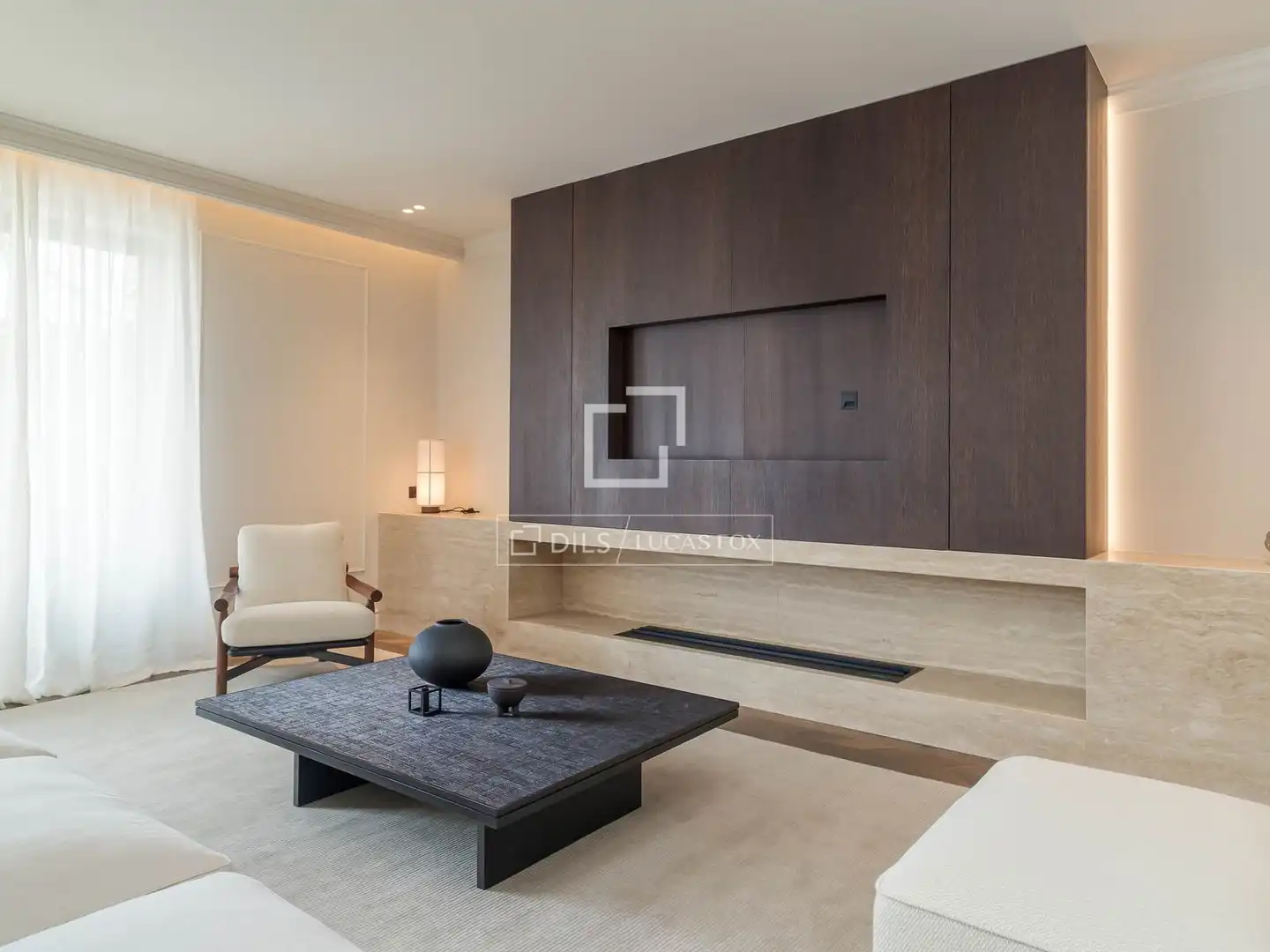 Sala de estar de Piso en venta en Barcelona con Aire acondicionado, Amueblado y Balcón
