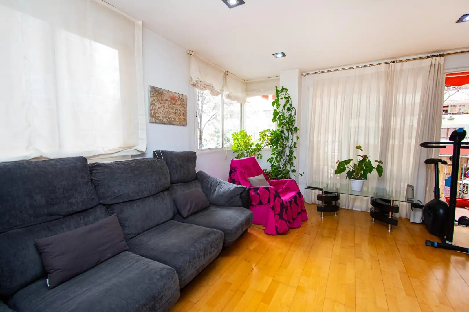 Sala d'estar de Pis en venda en  Palma de Mallorca amb Aire condicionat, Calefacció i Parquet