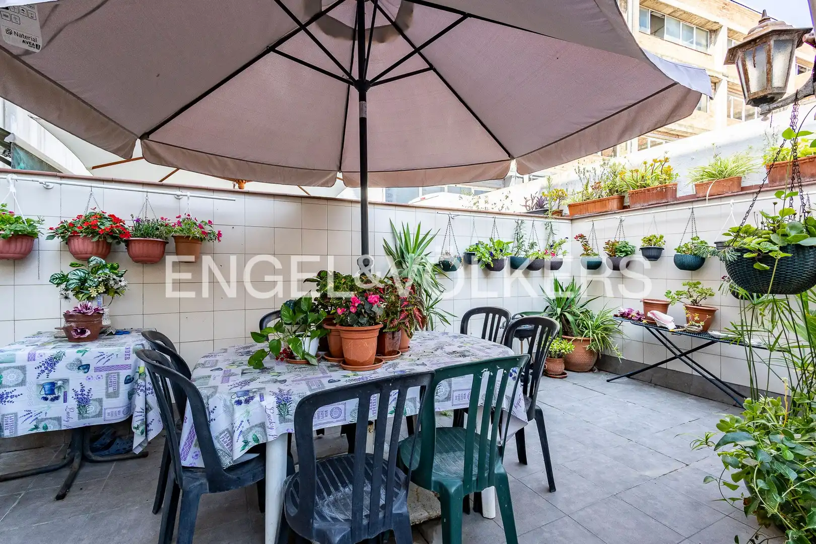 Terrasse von Wohnung zum Verkauf in Molins de Rei mit Klimaanlage, Heizung und Parkett