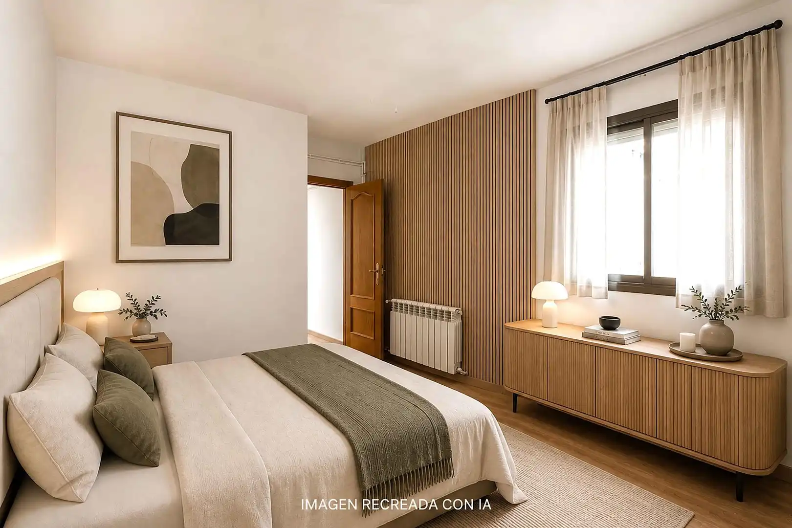 Bedroom of Flat for sale in Sabadell  with Heating and Parquet flooring