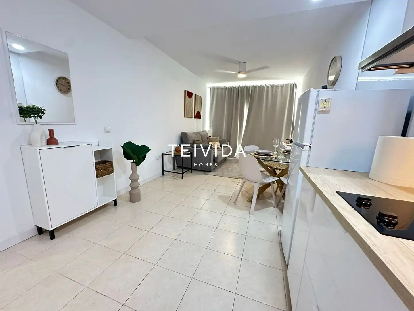 Living room of Flat for rent in Santiago del Teide  with Air Conditioner, Terrace and Swimming Pool