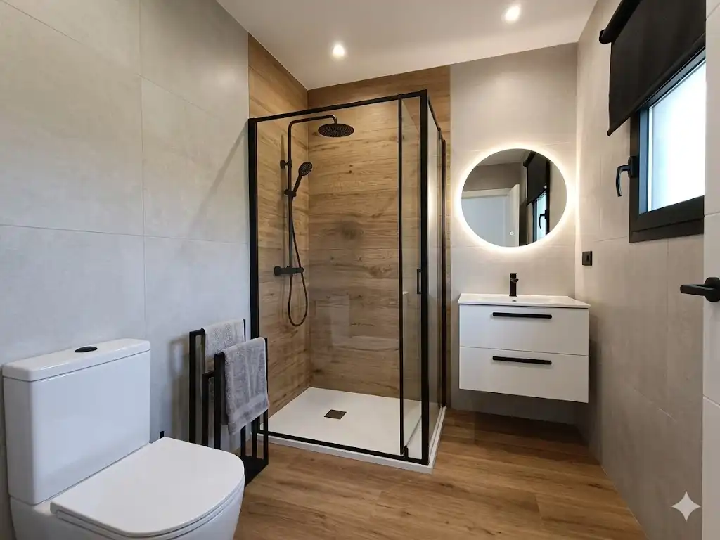 Baño de Casa adosada en venta en Vigo  con Jardín privado