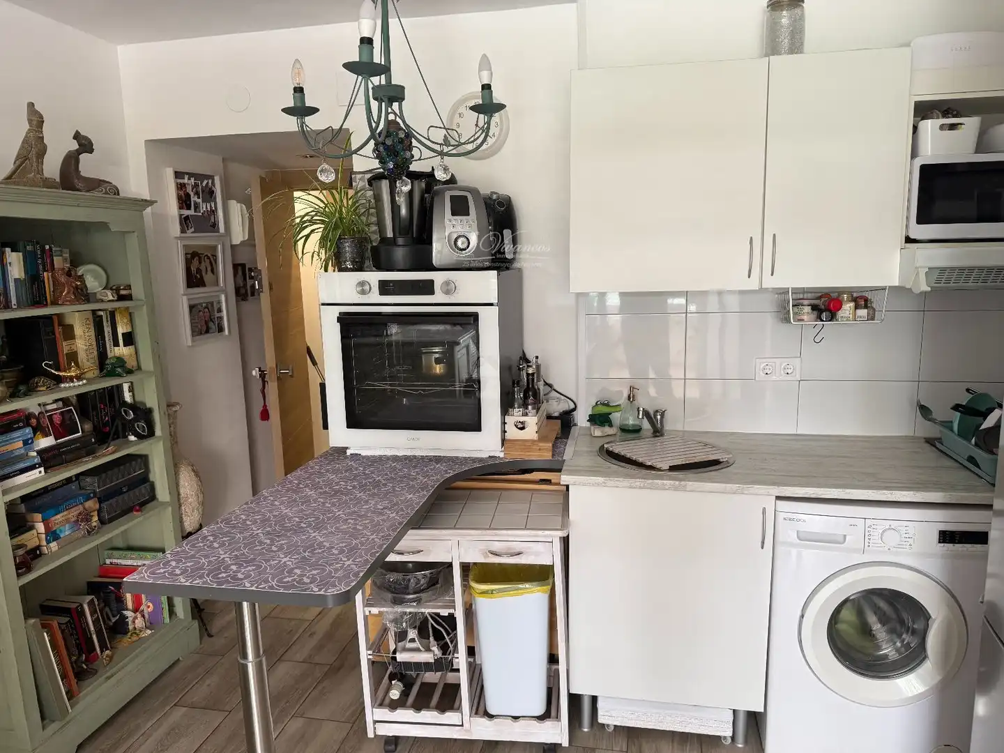 Cuina de Apartament en venda en Calvià amb Aire condicionat, Terrassa i Piscina